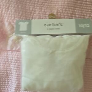 Carter's Soft White 2-Pack Bodysuits